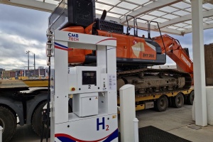 ZHY350LCH-7 double carburant dans une station-service à hydrogène