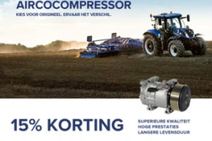 15 % discount on New Holland air conditioning and air filters