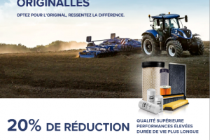 20 % discount on New Holland filters