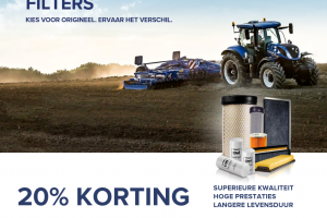 20 % discount on New Holland filters