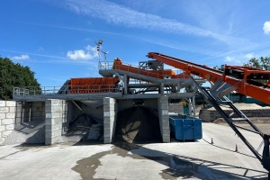 Geeroms Wegenbouw presents new washing plant for production of high-quality recycled aggregates