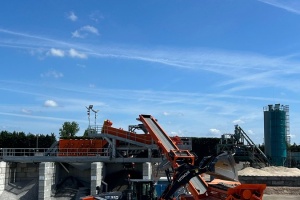 Geeroms Wegenbouw présente une nouvelle installation de lavage pour la production de granulats recyclés de haute qualité