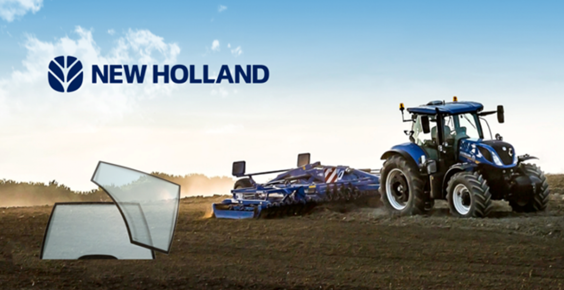 15% de réduction sur les vitres New Holland